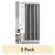 thumbnail image 1 of Cortina de baño Mainstays WaffleWeave 72x72 cm 3 Pack Gris, 1 of 3