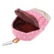 thumbnail image 1 of punto de onda mini mochila lápiz caja de lápiz cosmético maquillaje bolígrafo bolsa rosa, 1 of 5