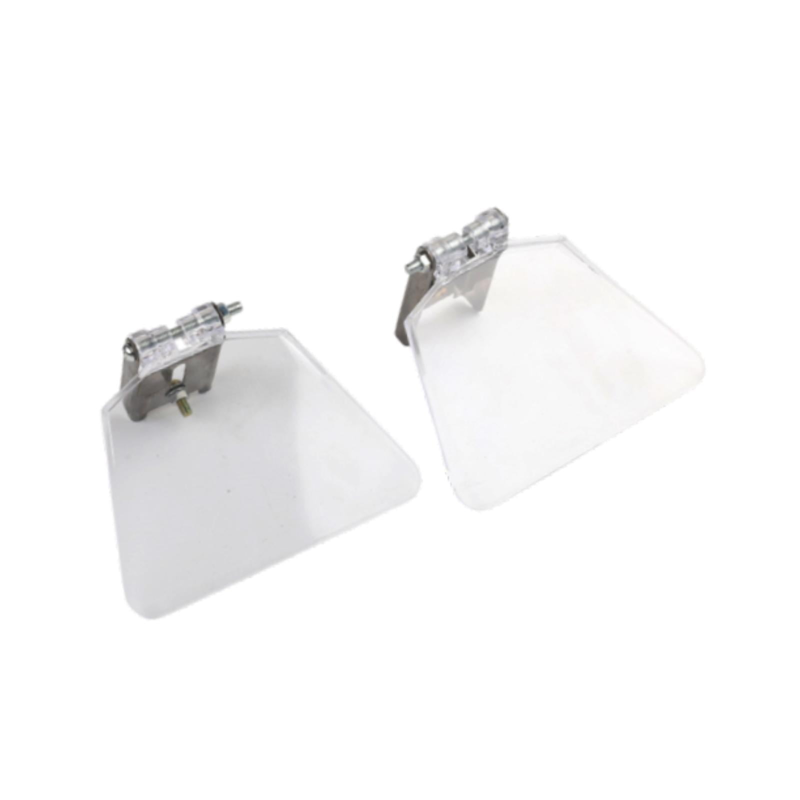 Magideal - 2 Piezas Golinero Banco Fundador De La Molinería Del Ojo Protección Acrílica De Acrílico Escuelas De Ojo De Acero Inoxidable Para Molinillo De Banco Para 5 Pulgadas Tipo 125