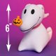 thumbnail image 3 of Peluche pequeño Just Play Zero de El extraño mundo de Jack 14 cm, 3 of 5