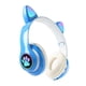 thumbnail image 4 of Auriculares Con Orejas De Gato Auriculares Para Juegos Con Iluminación RGB Para Teléfonos PC Tablet Azul, 4 of 5