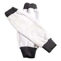 Magideal - Mangas De Soldadura Largas De 18 ""Resistentes Al Calor Con Manguito Elástico Protector De Brazo Mangas Protectoras Soldador Suministros De Protección , Blanco
