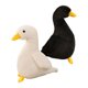 thumbnail image 1 of 2 Uds., Mu?eco De Pato De Peluche Infantil, Decoración De 40cm, Blanco, 40cm, Negro, 1 of 4