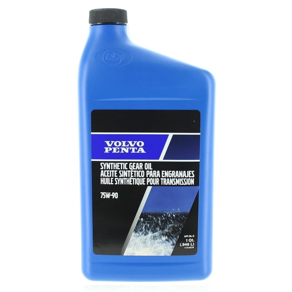 Aceite para engranajes Volvo Penta sintético 75W-90, 1 cuarto