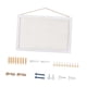 thumbnail image 1 of Tablero De Corcho Con 10 Chinchetas Para Colgar En La Pared, Para Decoración Del Hogar, Sala De Estar, Color Blanco, 1 of 3