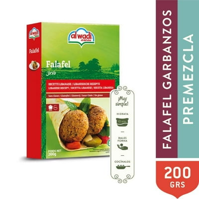 Falafel Garbanzos Premezcla Caja 200 G Alwadi