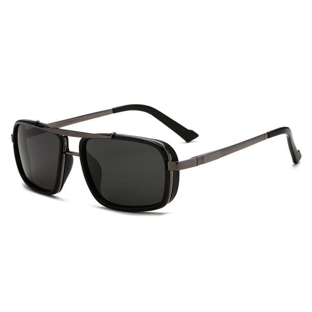 Men's Steampunk Polarized Sunglasses - UV400 Protection for a Vintage Look