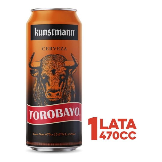 Cerveza Ale Torobayo 5.0° Lata 470 ml Kunstmann