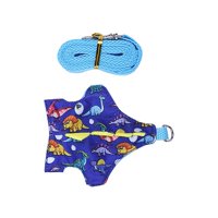Magideal - Chaleco De Conejo, Arnés, Ropa Para Mascotas, Disfraz De Entrenamiento, Vestido, Cuerda De Tracción, Correa Para El Pecho Para Erizo, Hurón, Chinchill Dinosaurio