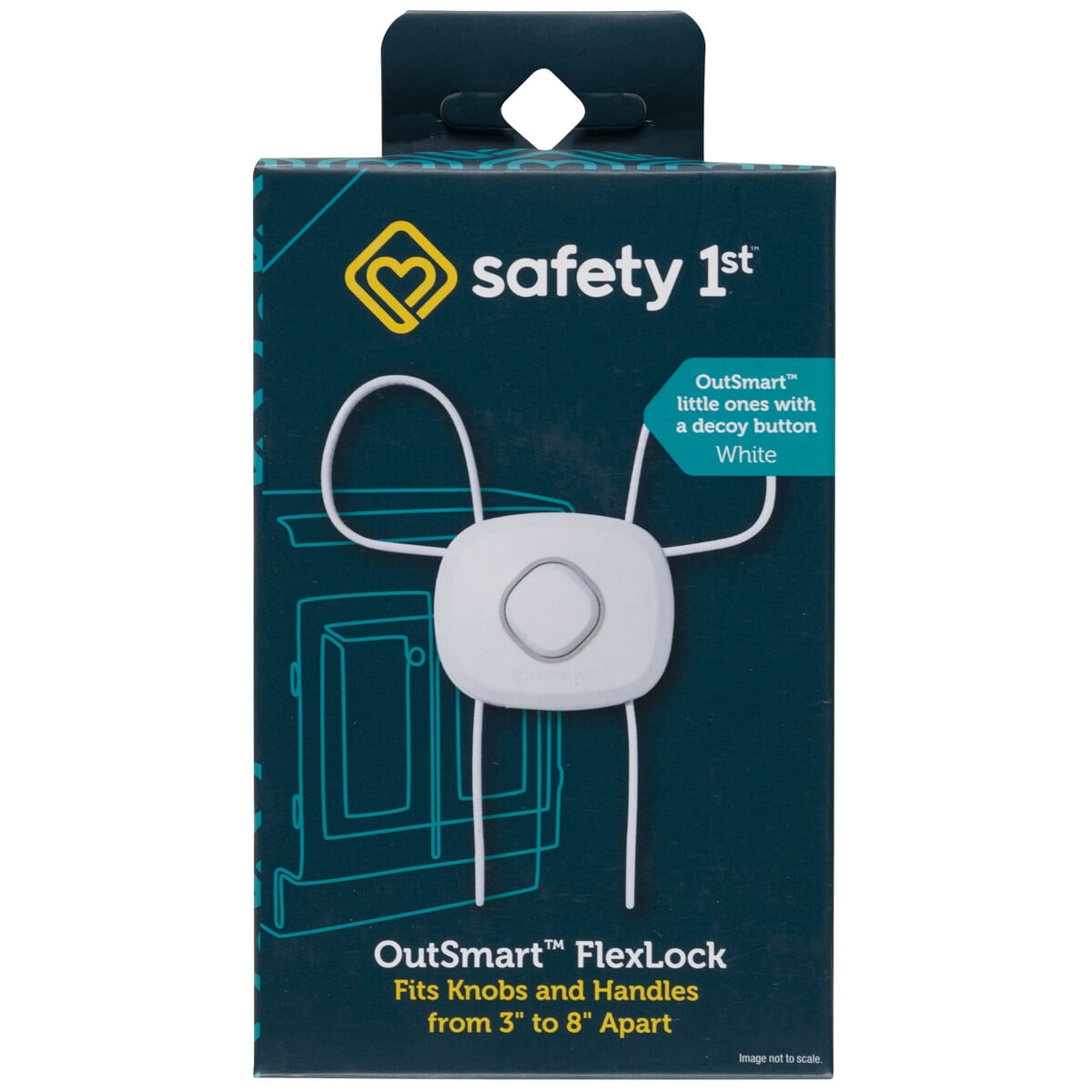 Seguro Para Muebles Safety 1st Outsmart Flex Lock Blanco