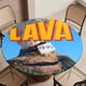 thumbnail image 5 of Lava theme Fitted Round Tablecloths Elastic Edged Table Covers Waterproof Table Cloth For Kitchen Holiday Party Tables Decor 150cm, 5 of 6