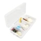 thumbnail image 2 of Señuelos De Pesca Spinnerbait, Cebos De Metal Duro Surtidos Portátiles Con Caja, 5 Uds., 2 of 3