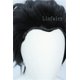 thumbnail image 2 of Peluca de cosplay Linfairy para Halloween, corta y recta, color negro, 2 of 5