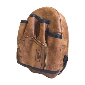 Ioensy - Strike Round Pad Training Aid Mma Kicking Pad Kick Boxing Curved Focus Mitts Marrón