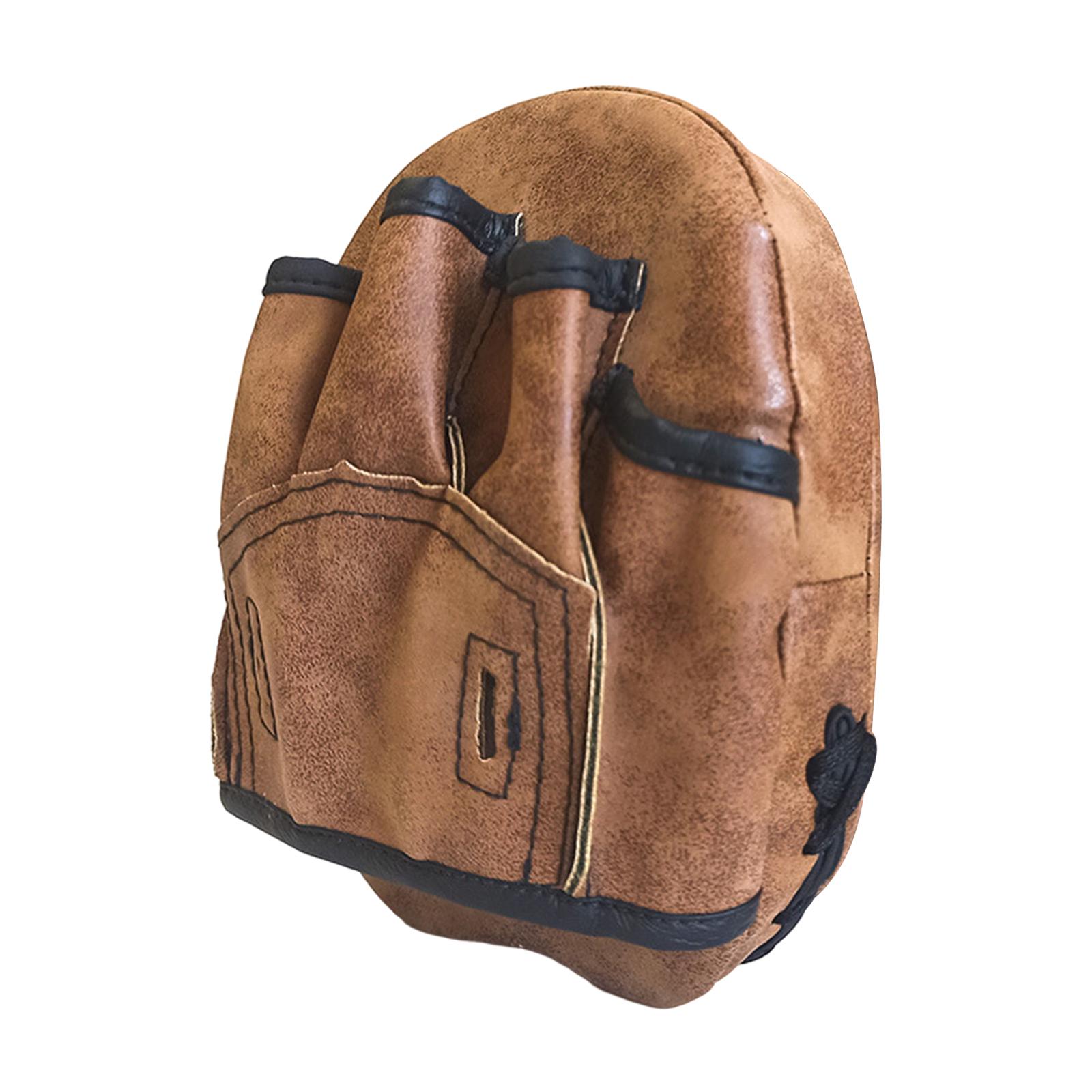 Ioensy - Strike Round Pad Training Aid Mma Kicking Pad Kick Boxing Curved Focus Mitts Marrón