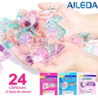 Detergente En Cápsulas Aileda Pods 24 Uni ¡3 Tipos De Olores