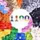 thumbnail image 1 of Bloques de construcción FUN LITTLE TOYS, 1100 piezas, 17 colores y 147 formas, 1 of 7