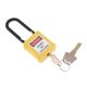 thumbnail image 3 of PL38-KD Candado De Bloqueo De Seguridad Curvado De PVC De 38 Mm, Amarillo, 3 of 5