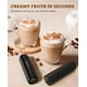 thumbnail image 3 of Espumador de leche SimpleTaste recargable USB-C de acero inoxidable, 3 of 7