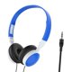 thumbnail image 5 of Auriculares Montados En La Cabeza Interfaz Estéreo De 3,5 Mm Para Ni?as Ni?o Azul Sin Micrófono, 5 of 5