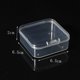 thumbnail image 1 of suxuMhao Caja de Almacenamiento, Paquete de 20 Cajas Cuadradas de Plástico Transparentes, Contenedores de Plástico con Tapas, Contenedores de Plástico Transparentes, Caja de Almacenamiento para, 1 of 4
