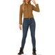 thumbnail image 2 of INSPIRE CHIC Chaqueta de Mujer de Imitación de Gamuza con Cremallera, Corta, Estilo Biker Moto, Abrigo para Looks Casuales y Elegantes S Marrón, 2 of 7