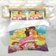 thumbnail image 5 of Strawberry Shortcakes Conjunto de sábanas temático, trío de piezas, cómodo y amigable con la piel, diseño único, regalo de decoración para el hogar para familiares, amigos y fans,140X210cm, 5 of 6