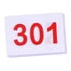 thumbnail image 3 of Babero Para Correr Números De Competidor Ligeros Para Gimnasia Baloncesto Fútbol 301 A 400, 3 of 5