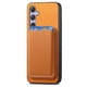 thumbnail image 4 of Funda de Cuero Magnética con Tarjetero para Samsung Galaxy A54 Cubierta Delgada Amarillo, 4 of 5
