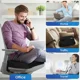 thumbnail image 4 of Cojin Para Silla Smart Con Memoria Lumbar Ortopedico Norplat Negro Liso, 4 of 9