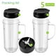 thumbnail image 2 of Juego de vasos para batidora Magic Bullet 250 W MB1001 5 piezas MEET JUICE, 2 of 3