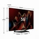thumbnail image 3 of Televisor Hisense 55U7N 55" Mini-LED ULED 4K Google TV - Caja Reciclada, 3 of 3
