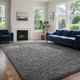 thumbnail image 5 of Alfombra Ophanie 178 × 254 cm Gris Peluche Antideslizante y Suave, 5 of 6