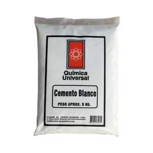 Cemento Blanco Bolsa 5Kg Quimica Universal Blanco 36
