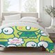thumbnail image 2 of KEROKERO KEROPPI Bedding Sets Bed Cartoon Duvet Cover Lightweight 3 Piece Bet Sets for Kids Boys Girls, 2 of 5