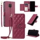 thumbnail image 1 of Funda tipo billetera FOXDOCK para Xiaomi Redmi Note 9 Pro Max – Tapa abatible con correa para mujer, 1 of 5