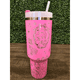 thumbnail image 3 of Vaso Térmico Princess Stanley 1,2lts | Diseño de Cinderella Belle Ariel Jasmine | Rosa Peonía, 3 of 3