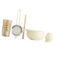 thumbnail image 3 of Juego De 5 Cucharas Y Tamices De Bambú Para Matcha, Batidor Portátil Japonés Artesanal De Matcha, Color Beige, 3 of 5