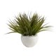 thumbnail image 1 of Hierba silvestre artificial en cuenco de cerámica blanca D & W Silks, 1 of 2
