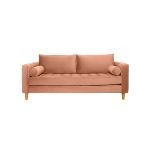 Barra Design - Sofá Charm 3C Felpa Canela