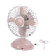 thumbnail image 5 of Mini Ventilador de Escritorio Ventiladores de Cabeza Móvil 2 Velocidades Interior Silencioso Compacto Pequeño Ventilador de Refrigeración Ventilador P Rosa claro, 5 of 5