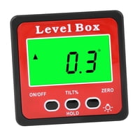 Magideal - Buscadores De Ángulos Digitales Electrónicos Indicador Lcd Retroiluminado Para Mampostería De Carpintería