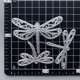 thumbnail image 4 of Plantilla metálica de corte y relieve Tiosen libélula plateada, 4 of 5