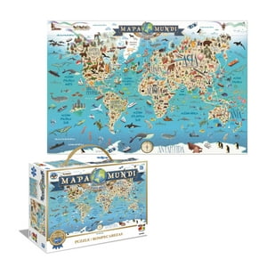 Puzzle 200 Piezas Mapamundi - Toyng