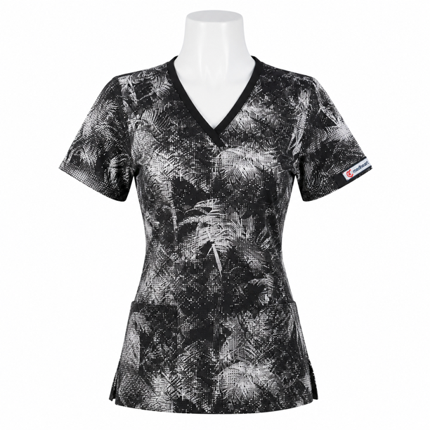 Delantal Mujer tela elasticada estampada - Art. 2326
