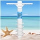 thumbnail image 1 of Sombrilla de playa Sand Anchor AMMSUN Heavy Duty blanca, 1 of 8