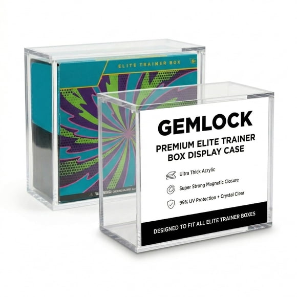 Estuche de exhibición GemLock ETB 20x9x17 cm acrílico con protección UV