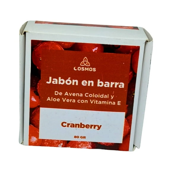 Jabón en barra exfoliante e hidratante aroma Cranberry