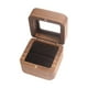 thumbnail image 4 of Caja De Madera Para Anillos, Diseño Retro, Caja Para Anillos De Boda, Para Ceremonia De Cumpleaños, Propuesta, Terciopelo Negro, 4 of 5