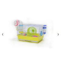 Genérico - Jaula Hámster Con Laberintos Tubos Rueda Y Accesorios Verde